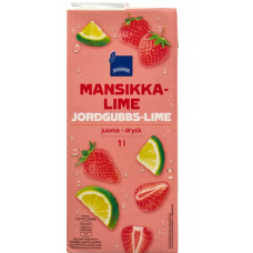 Клубнично-лаймовый напиток Rainbow mansikka-lime 1л Клубнично-лаймовый напиток Rainbow mansikka-lime 1л