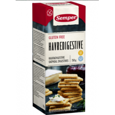 Печенье овсяное Semper Havredigestive 150г без глютена Печенье овсяное Semper Havredigestive 150г без глютена
