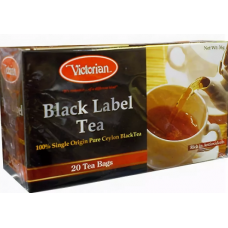 Чай чёрный цейлонский Victorian BLACK LABEL 20шт Чай чёрный цейлонский Victorian BLACK LABEL 20шт