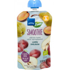 Органическое пюре из сливы и груши Rainbow Smoothie Paaryna-Luumu 110г с 6 месяцев Органическое пюре из сливы и груши Rainbow Smoothie Paaryna-Luumu 110г с 6 месяцев