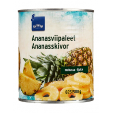 Кольца ананаса в ананасовом соке Rainbow Ananas viipaleet 820/490 г Кольца ананаса в ананасовом соке Rainbow Ananas viipaleet 820/490 г