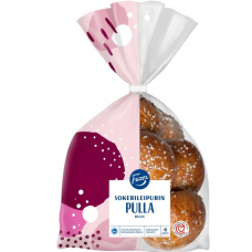 Сладкие булочки Fazer Sokerileipurin Pulla 6шт 240г без лактозы Сладкие булочки Fazer Sokerileipurin Pulla 6шт 240г без лактозы