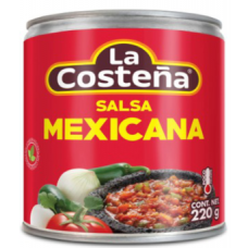Мексиканский соус сальса казера La Costena Salsa Mexicana 220г Мексиканский соус сальса казера La Costena Salsa Mexicana 220г