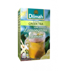 Зеленый чай DILMAH с лемонграссом и лимоном 20 х 1,5 г Зеленый чай DILMAH с лемонграссом и лимоном 20 х 1,5 г
