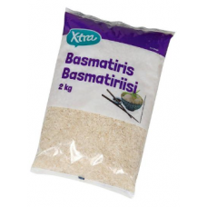 Рис басмати Xtra Basmatiriisi 2кг Рис басмати Xtra Basmatiriisi 2кг