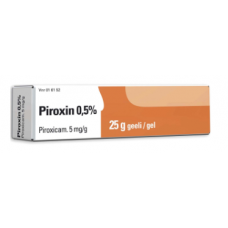 Гель для лечения ревматизма и ревматических симптомов PIROXIN GEELI 0,5% 25г Гель для лечения ревматизма и ревматических симптомов PIROXIN GEELI 0,5% 25г