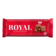 Плиточный молочный шоколад Royal Maitosuklaa Suklaalevy 190г Плиточный молочный шоколад Royal Maitosuklaa Suklaalevy 190г