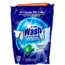 Капсулы для стирки At Home Wash Washing Pods White 30 шт Капсулы для стирки At Home Wash Washing Pods White 30 шт