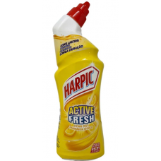 Очищающий гель Harpic Active Fresh Citrus Zest 750 мл цитрусовый Очищающий гель Harpic Active Fresh Citrus Zest 750 мл цитрусовый