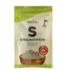 Лимонный перец без добавления соли Meira Sitruunapippuri 32г Лимонный перец без добавления соли Meira Sitruunapippuri 32г