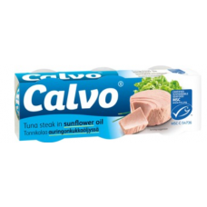 Тунец в масле Calvo Tonnikala Auringonkukkaoljyssa Msc 3X80/52г Тунец в масле Calvo Tonnikala Auringonkukkaoljyssa Msc 3X80/52г