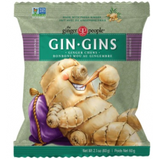 Жевательные конфеты с имбирем Ginger People Gin Gins 60г Жевательные конфеты с имбирем Ginger People Gin Gins 60г