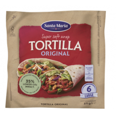 Большие пшеничные лепешки Santa Maria Tex Mex Tortilla Original Large 6-pack 371г Большие пшеничные лепешки Santa Maria Tex Mex Tortilla Original Large 6-pack 371г