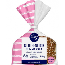 Безглютеновый хлеб Fazer Gluteeniton Tumma Pala 3 шт 210г Безглютеновый хлеб Fazer Gluteeniton Tumma Pala 3 шт 210г