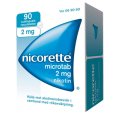 Таблетки от курения Nicorette Microtab 2 мг 90 таблеток для рассасывания Таблетки от курения Nicorette Microtab 2 мг 90 таблеток для рассасывания