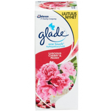 Запасной набор для освежителя воздуха Glade Touch & Fresh Peony & Cherry 10мл Запасной набор для освежителя воздуха Glade Touch & Fresh Peony & Cherry 10мл