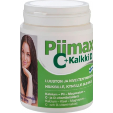 Таблетки Piimax C + Kalkki D 300 таблеток с кальцием, кремнием, магнием Таблетки Piimax C + Kalkki D 300 таблеток с кальцием, кремнием, магнием