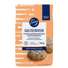 Безглютеновая смесь для хлеба из овса и подсолнечника Fazer Gluteeniton Kaura & auringonkukka leipajauhoseos 500г Безглютеновая смесь для хлеба из овса и подсолнечника Fazer Gluteeniton Kaura & auringonkukka leipajauhoseos 500г