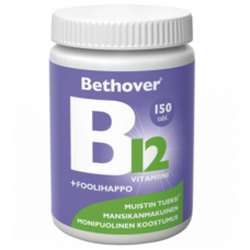 Витамины BETHOVER ВИТАМИН В12 + ФОЛИЕВАЯ КИСЛОТА 150шт Витамины BETHOVER ВИТАМИН В12 + ФОЛИЕВАЯ КИСЛОТА 150шт