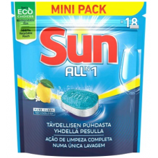 Таблетка для посудомоечной машины Sun All-In-1 Lemon 18шт Таблетка для посудомоечной машины Sun All-In-1 Lemon 18шт