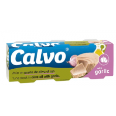Тунец в оливковом масле с чесноком Calvo 3x80 г Тунец в оливковом масле с чесноком Calvo 3x80 г