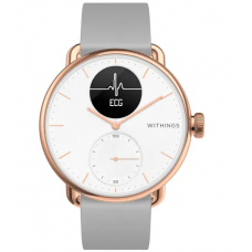 Часы Withings ScanWatch 38mm with silicone band rose gold (550075) розовое золото Часы Withings ScanWatch 38mm with silicone band rose gold (550075) розовое золото