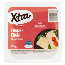 Сыр сливочный X-tra Edam 16% 400г в нарезке Сыр сливочный X-tra Edam 16% 400г в нарезке