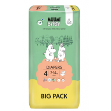 Подгузники Muumin Baby Tape Diaper 4 7–14 кг 69шт Подгузники Muumin Baby Tape Diaper 4 7–14 кг 69шт