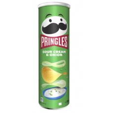 Чипсы со сметаной и луком Pringles Sour Cream & Onion 200г Чипсы со сметаной и луком Pringles Sour Cream & Onion 200г