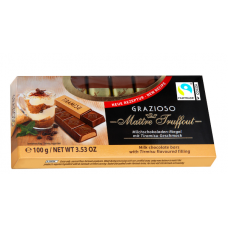 Шоколад Maitre Truffout Milchschokoade Tiramisucreme 8x12,5г с кремовой начинкой тирамису Шоколад Maitre Truffout Milchschokoade Tiramisucreme 8x12,5г с кремовой начинкой тирамису