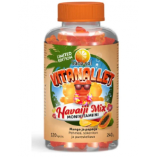 Жевательные поливитамины Sana-sol Vitanallet Hawaii Mix Limited Edition 120шт манго и папайя Жевательные поливитамины Sana-sol Vitanallet Hawaii Mix Limited Edition 120шт манго и папайя