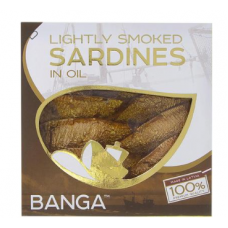 Сардины копченые в масле Banga 80г в ж/б Сардины копченые в масле Banga 80г в ж/б
