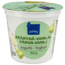 Йогурт Rainbow paaryna-vanilja jogurtti 150г груша ваниль Йогурт Rainbow paaryna-vanilja jogurtti 150г груша ваниль