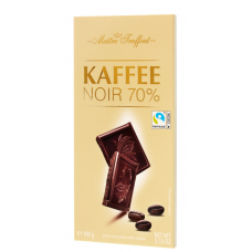 Плиточный шоколад Maitre Truffout Coffee Noir 70% 100г со вкусом кофе Плиточный шоколад Maitre Truffout Coffee Noir 70% 100г со вкусом кофе