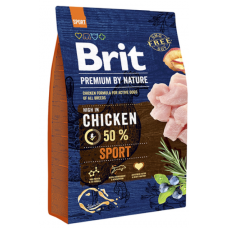 Сухой корм для активных собак BRIT PREMIUM Sport 3 кг с курицей Сухой корм для активных собак BRIT PREMIUM Sport 3 кг с курицей