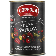 Томатное пюре с перцем Coppola Polpa+Paprika Tomaattimurska Paprikalla 400г Томатное пюре с перцем Coppola Polpa+Paprika Tomaattimurska Paprikalla 400г