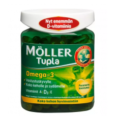 Витамины Moller Tupla Omega-3 + ADE 100 капсул Витамины Moller Tupla Omega-3 + ADE 100 капсул