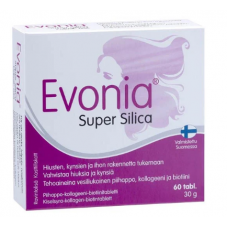 Пищевая добавка для волос Evonia Super Silica 60 шт/30г Пищевая добавка для волос Evonia Super Silica 60 шт/30г
