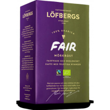Молотый кофе Lofbergs Fair темной обжарки 450г Молотый кофе Lofbergs Fair темной обжарки 450г