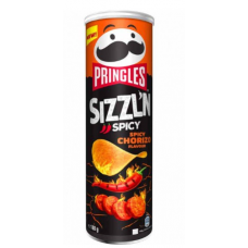 Чипсы Pringles Sizzl'n Spicy Chorizo 180 г Острый чоризо Чипсы Pringles Sizzl'n Spicy Chorizo 180 г Острый чоризо