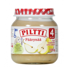 Грушевое фруктовое пюре Piltti Paarynaa Hedelmasose 125г с 4 месяцев Грушевое фруктовое пюре Piltti Paarynaa Hedelmasose 125г с 4 месяцев