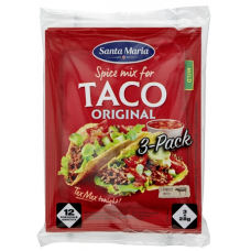 Смесь специй тако Santa Maria Taco Spice Mix 3 Pack 28г Смесь специй тако Santa Maria Taco Spice Mix 3 Pack 28г