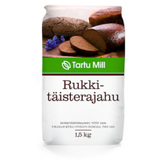Цельнозерновая ржаная мука TARTU MILL Taistera rukkijahu 1,5 кг Цельнозерновая ржаная мука TARTU MILL Taistera rukkijahu 1,5 кг