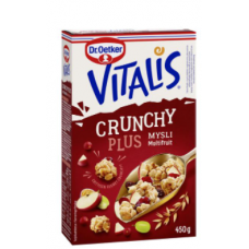 Мюсли Dr. Oetker Vitalis Crunchy Mysli Plus 450г фруктовые Мюсли Dr. Oetker Vitalis Crunchy Mysli Plus 450г фруктовые