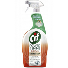 Очищающий спрей для различных кухонных поверхностей Cif Power & Shine Kitchen 700 мл Очищающий спрей для различных кухонных поверхностей Cif Power & Shine Kitchen 700 мл
