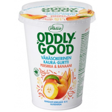 Йогурт на овсяной основе Valio Oddlygood с низким содержанием сахара 380 г персик и банан Йогурт на овсяной основе Valio Oddlygood с низким содержанием сахара 380 г персик и банан