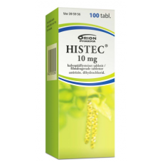 Таблетки при аллергии HISTEC 10 МГ Таблетки при аллергии HISTEC 10 МГ