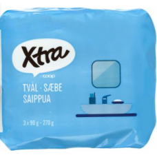 Кусковое мыло для рук и душа X-tra 3x90г Кусковое мыло для рук и душа X-tra 3x90г