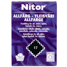 Универсальная краска Nitor yleisvari 17 15г цвет черный Универсальная краска Nitor yleisvari 17 15г цвет черный