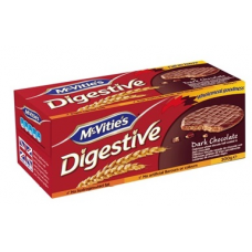 Печенье пшеничное в темном шоколаде McVitie's Digestive dark chocolate 300г Печенье пшеничное в темном шоколаде McVitie's Digestive dark chocolate 300г